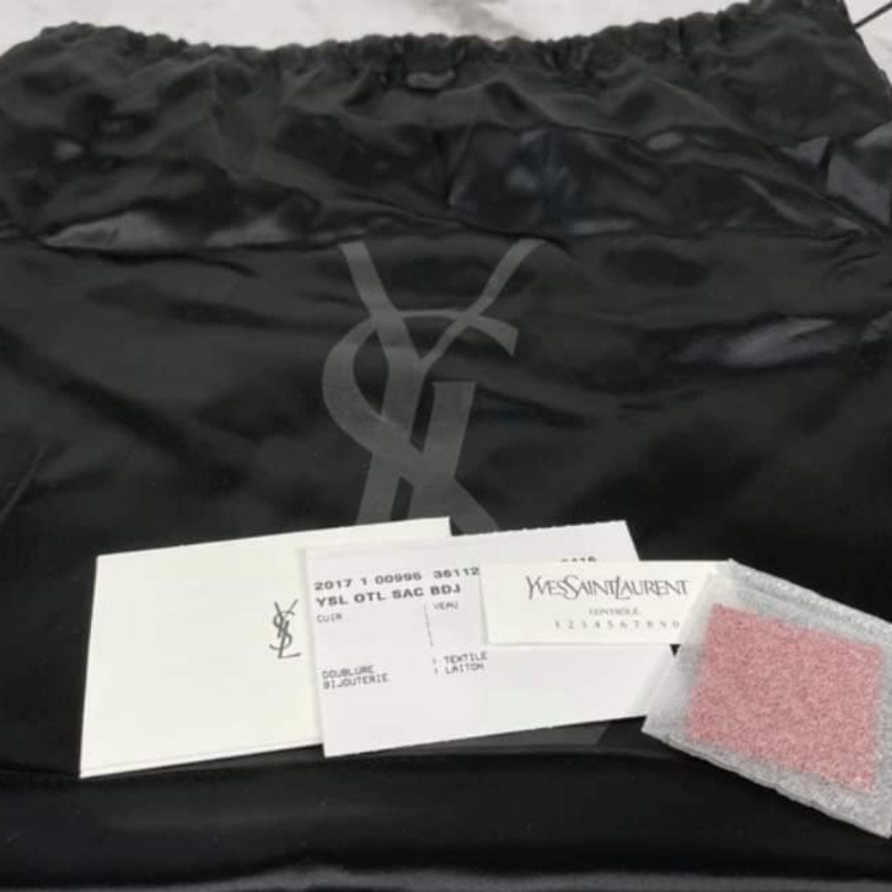 Saint Laurent red belle DE Jour clutch - Picture 2 of 8